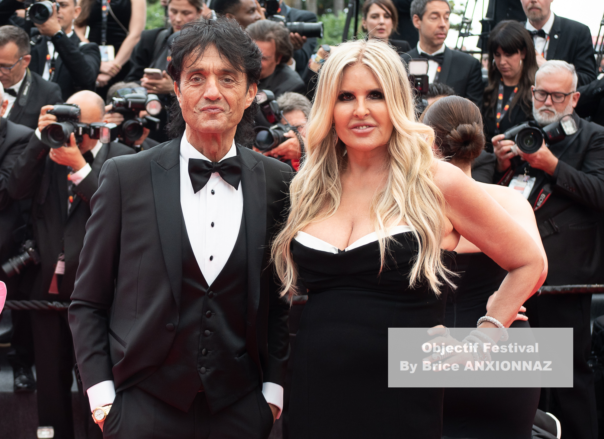 Giulio Base And Tiziana Rocca / 78th Cannes International Film Festival / Objectif Festival by Brice ANXIONNAZ